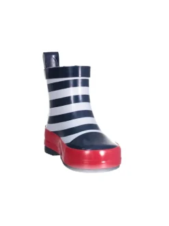 Playshoes Gummistiefel^Gummistiefel Halbschaft maritim in Marine/weiß