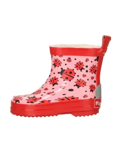 Playshoes Gummistiefel^Gummistiefel Halbschaft Marienkäfer in Rosa