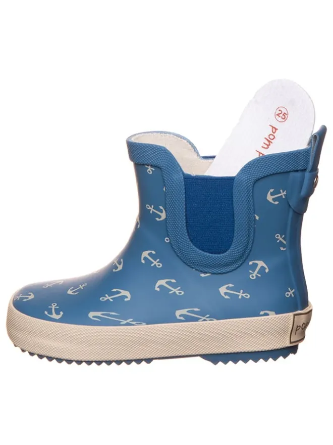 Gummistiefel in Blau>POM POM New