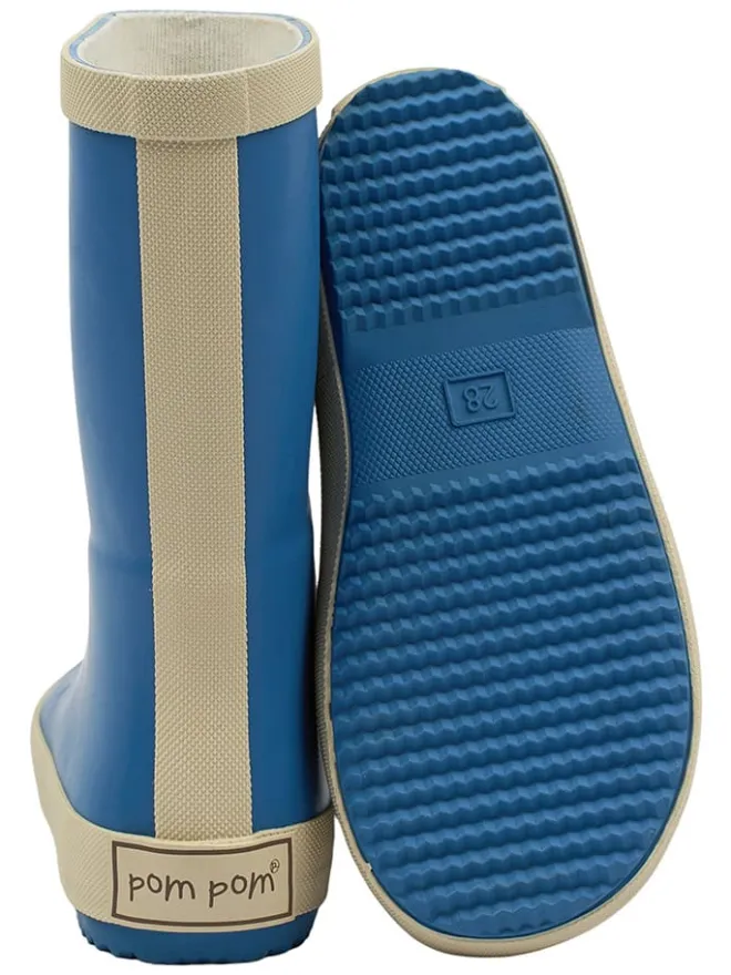 Gummistiefel in Blau>POM POM Discount