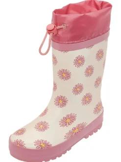 Playshoes Gummistiefel|Gummistiefel^Gummistiefel in Creme/ Pink