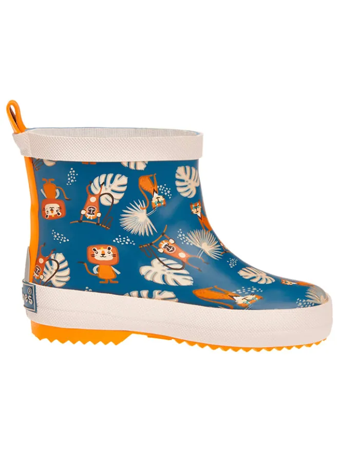 Gummistiefel in Dunkelblau/ Bunt>Playshoes New