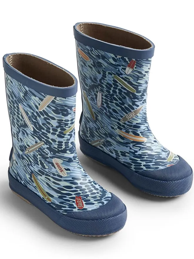 Gummistiefel in Dunkelblau>Wheat Discount