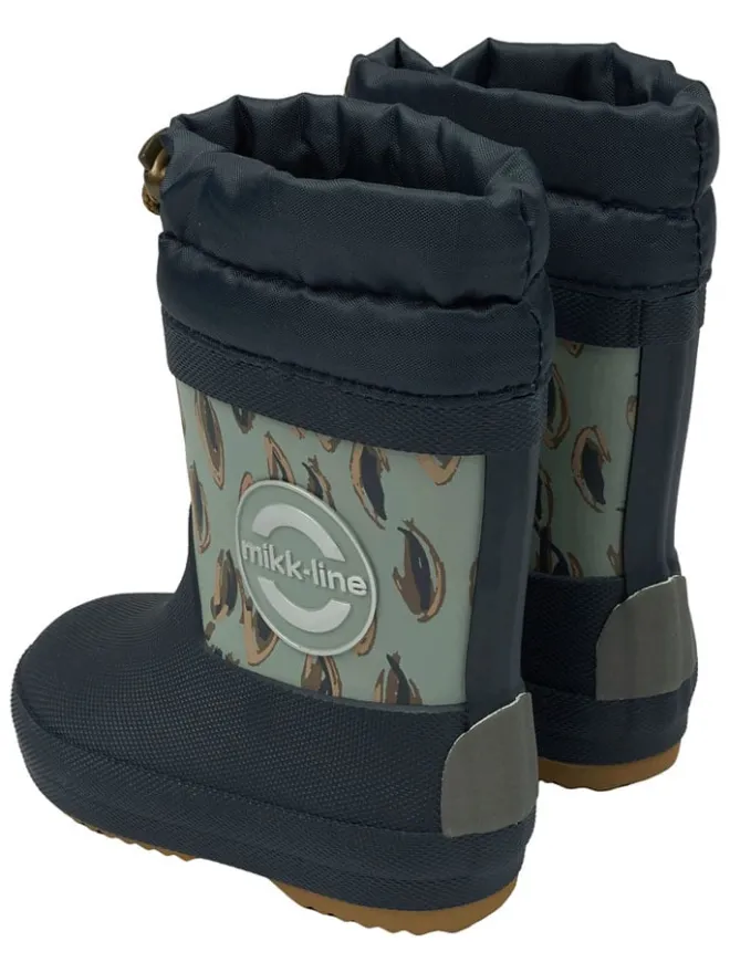 Gummistiefel in Dunkelblau>mikk-line