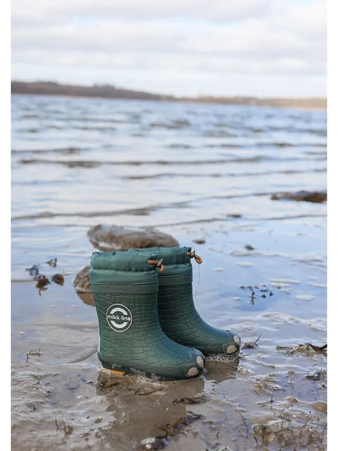Gummistiefel in Dunkelgrün>mikk-line Clearance
