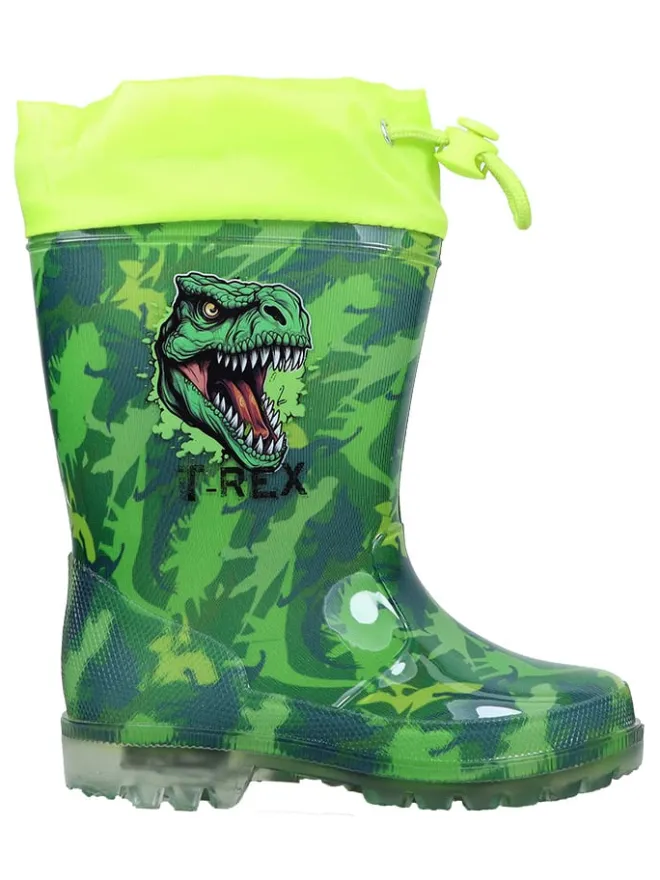 Dinosaur Gummistiefel^Gummistiefel in Grün