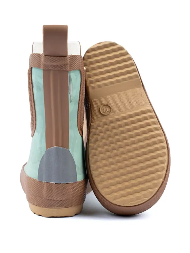 mikk-line Stiefel & Boots|Gummistiefel^Gummistiefel in Hellblau/ Hellbraun