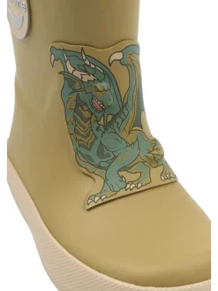 Gummistiefel in Khaki/ Creme><noscript><img width=