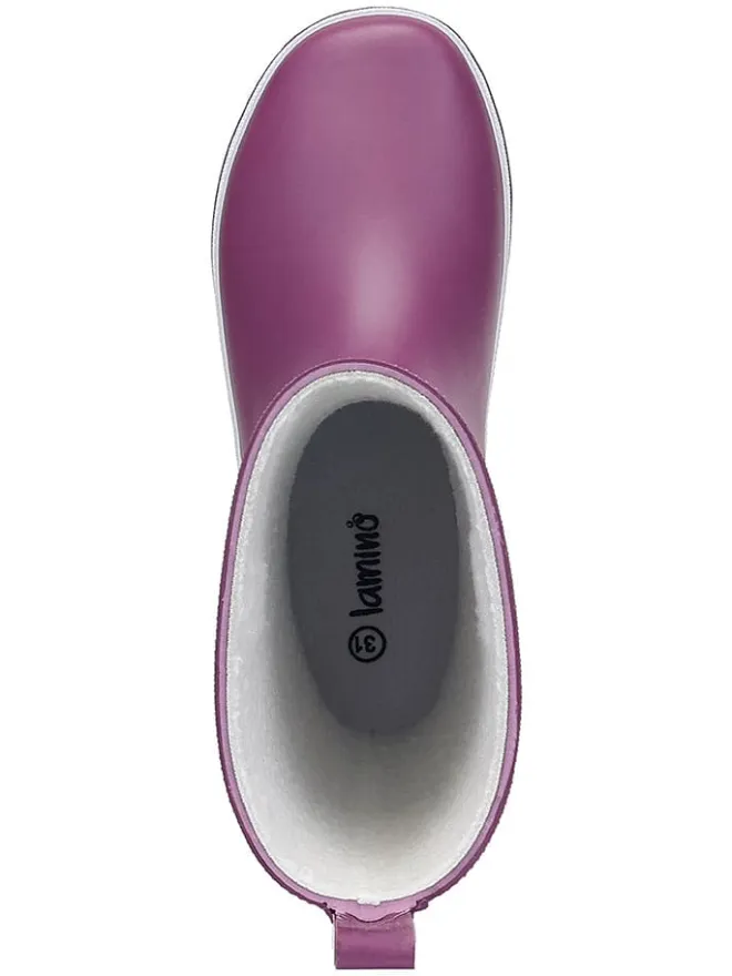 Gummistiefel in Lila>lamino