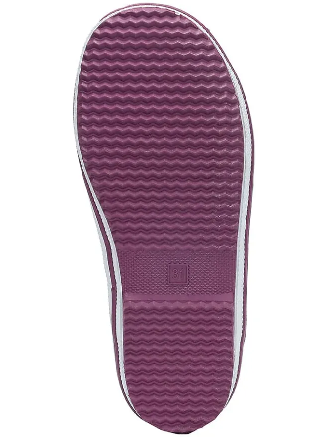 Gummistiefel in Lila>lamino