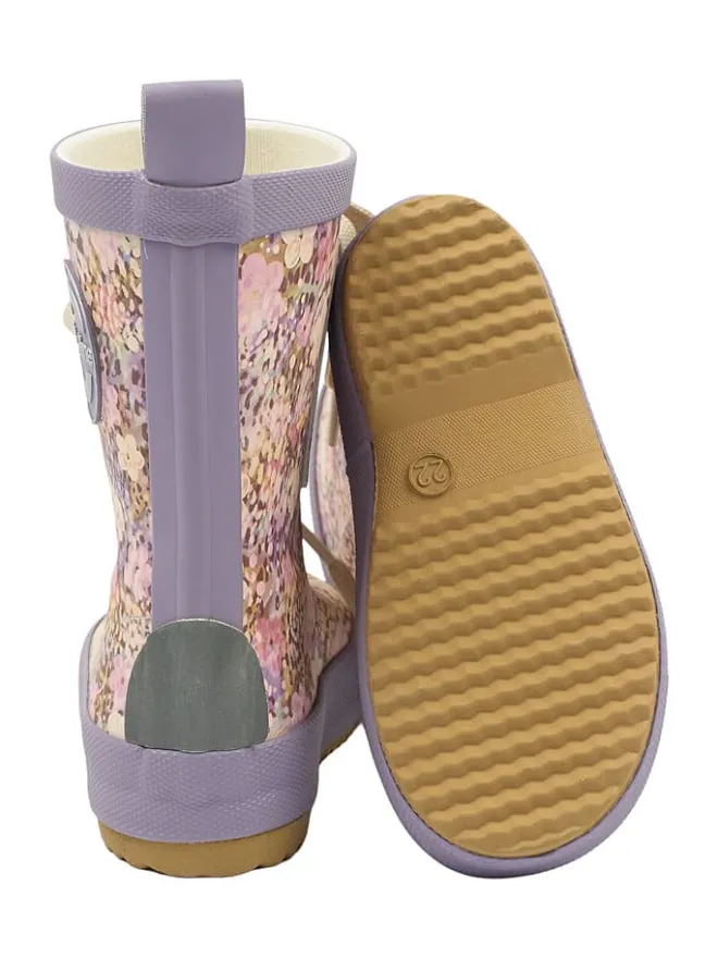 mikk-line Stiefel & Boots|Gummistiefel^Gummistiefel in Lila/ Creme