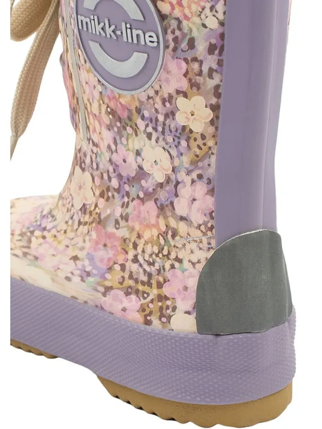 mikk-line Stiefel & Boots|Gummistiefel^Gummistiefel in Lila/ Creme