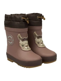 Gummistiefel in Mauve>mikk-line Clearance