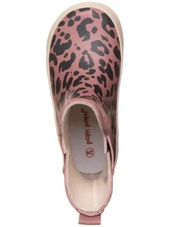 POM POM Gummistiefel|Stiefel & Boots^Gummistiefel in Rosa/ Schwarz