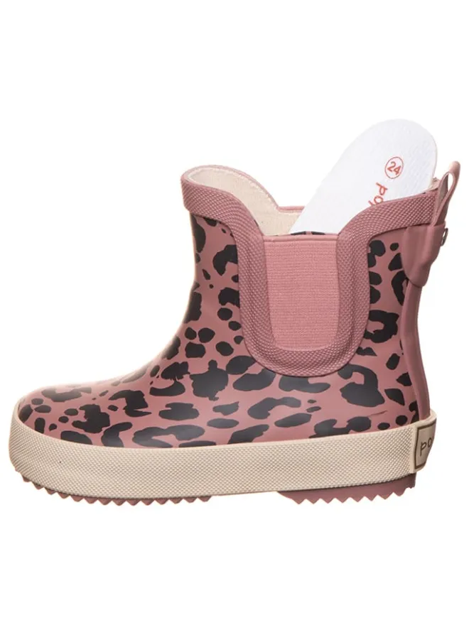 POM POM Gummistiefel|Stiefel & Boots^Gummistiefel in Rosa/ Schwarz