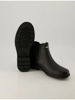 Gummistiefel in Schwarz><noscript><img width=