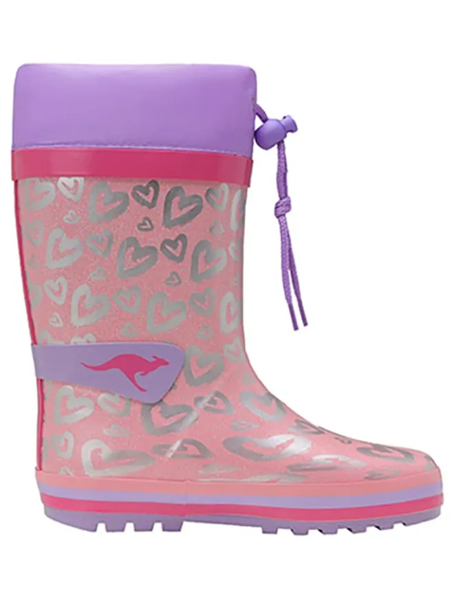 Gummistiefel "K-Rain" in Rosa>Kangaroos Hot