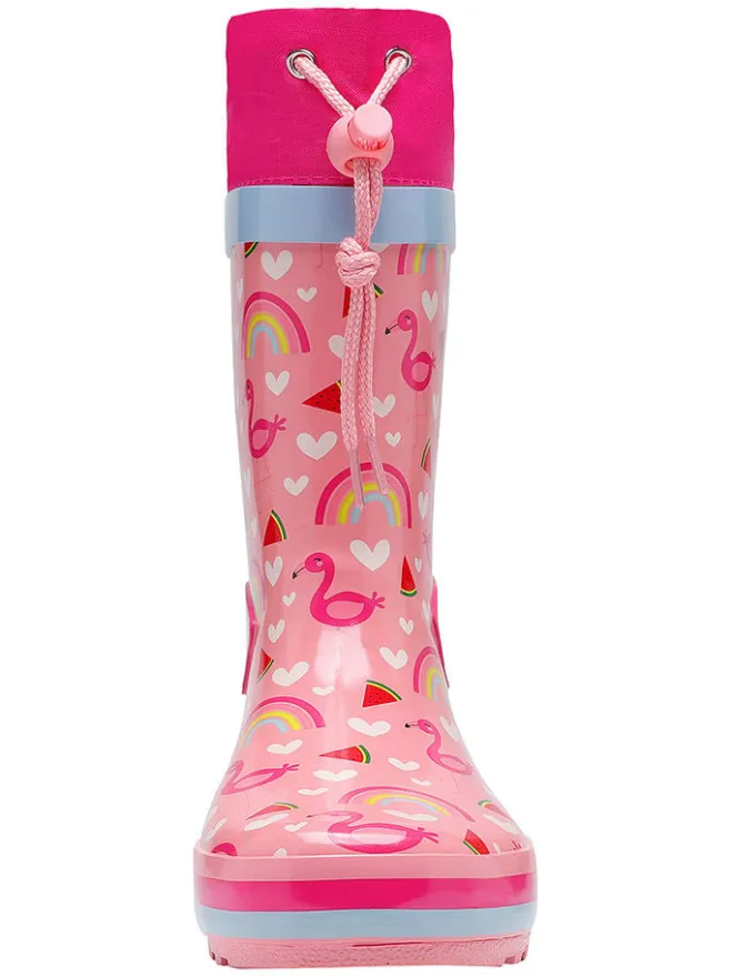 Kangaroos Stiefel & Boots|Gummistiefel^Gummistiefel "K-Summerrain" in Pink/ Bunt