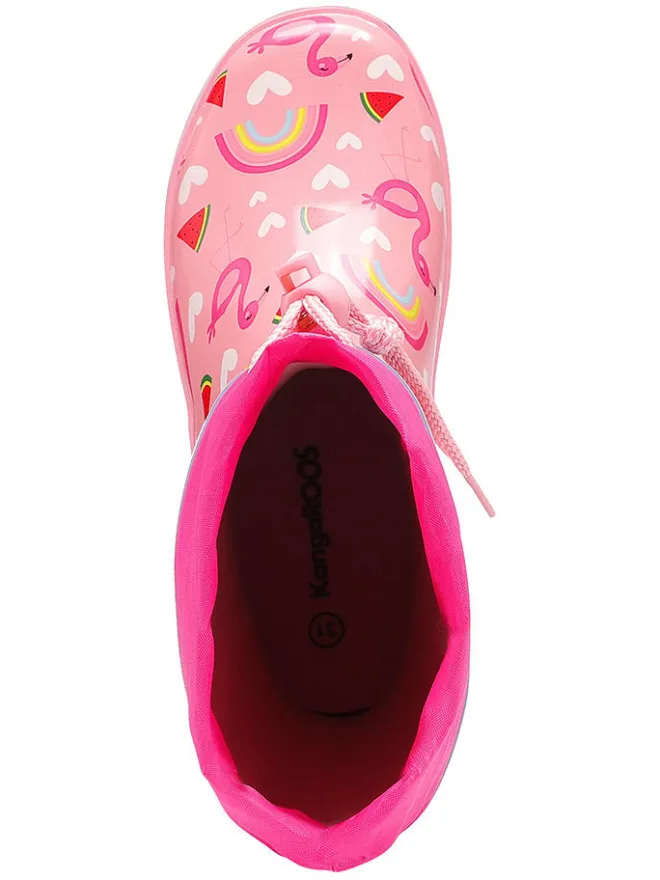 Kangaroos Stiefel & Boots|Gummistiefel^Gummistiefel "K-Summerrain" in Pink/ Bunt