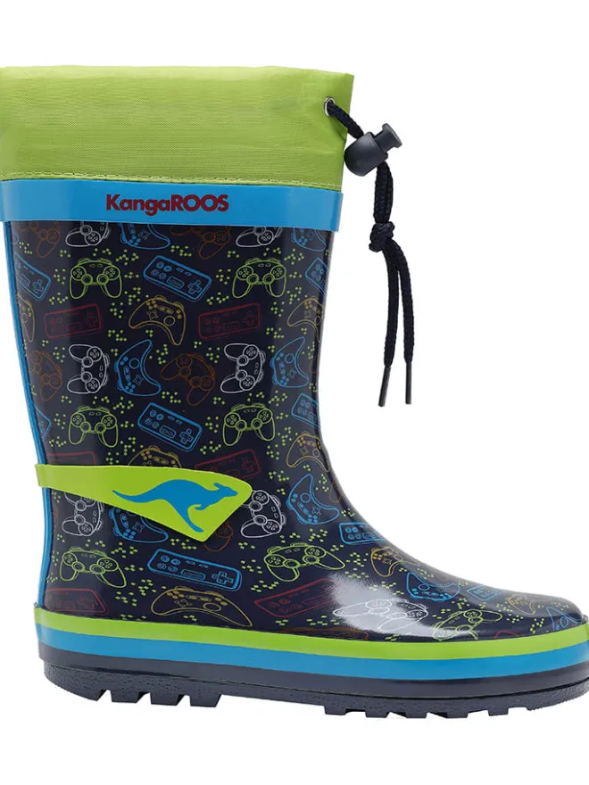 Gummistiefel "K-Summerrain" in Dunkelblau/ Grün>Kangaroos Sale