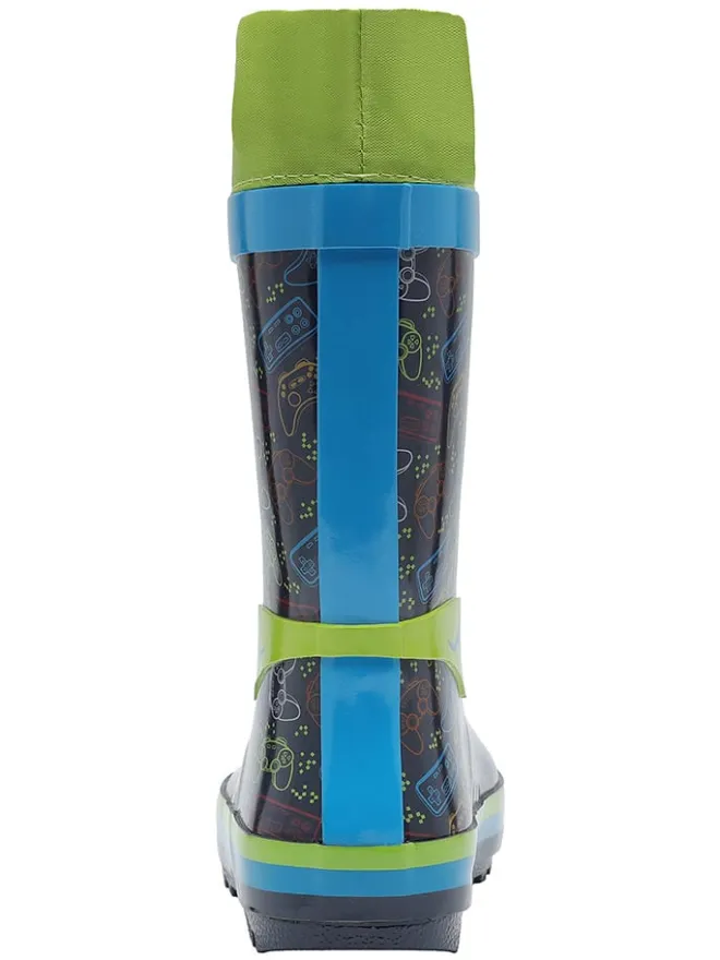 Gummistiefel "K-Summerrain" in Dunkelblau/ Grün>Kangaroos Sale