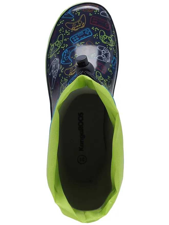 Gummistiefel "K-Summerrain" in Dunkelblau/ Grün>Kangaroos Sale