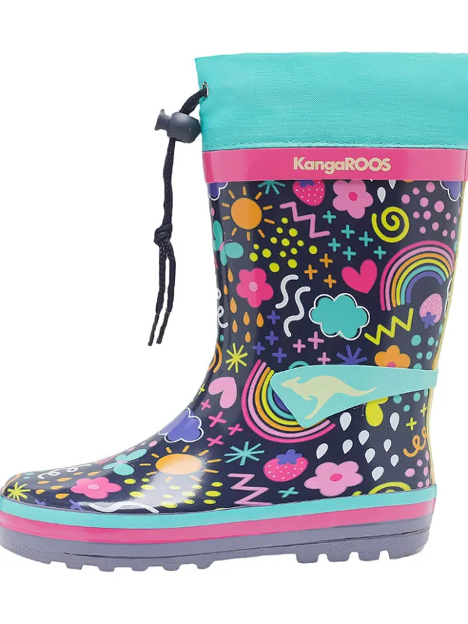 Kangaroos Stiefel & Boots|Gummistiefel^Gummistiefel "K-Summerrain" in Bunt
