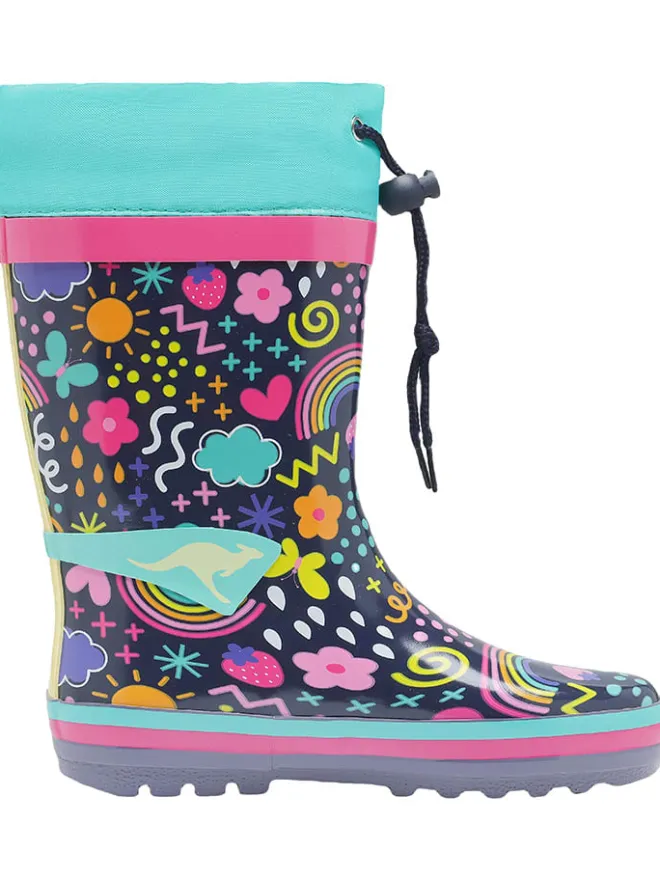 Kangaroos Stiefel & Boots|Gummistiefel^Gummistiefel "K-Summerrain" in Bunt