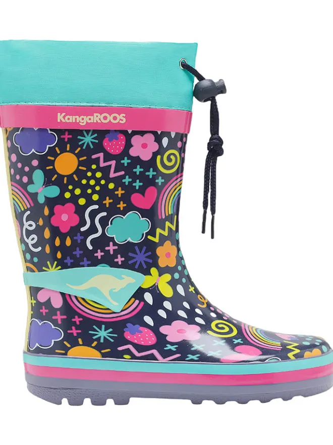 Kangaroos Stiefel & Boots|Gummistiefel^Gummistiefel "K-Summerrain" in Bunt