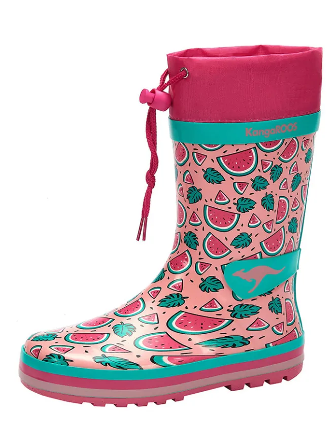 Gummistiefel "K-Summerrain" in Türkis/ Pink>Kangaroos Sale