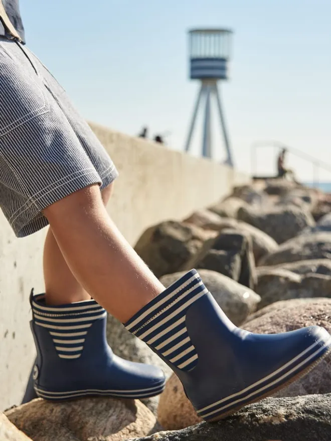 Gummistiefel "Mist" in Blau>Wheat Online
