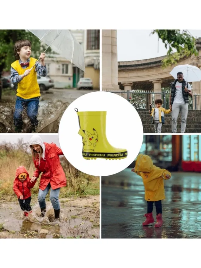 Gummistiefel mit Motiv, in Gelb, mit Piikachu>Pokémon New