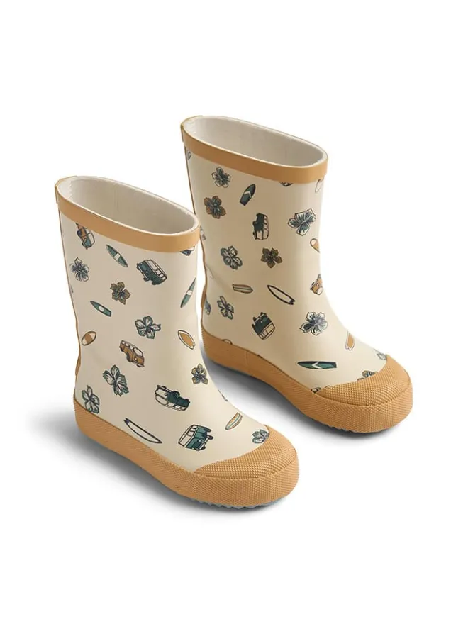 Wheat Stiefel & Boots|Gummistiefel^Gummistiefel "Muddy" in Creme/ Gelb