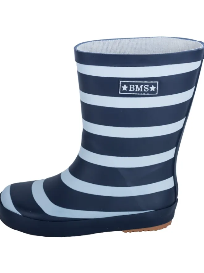 Gummistiefel "Naturkautschuck" in Blockstreifen>BMS New