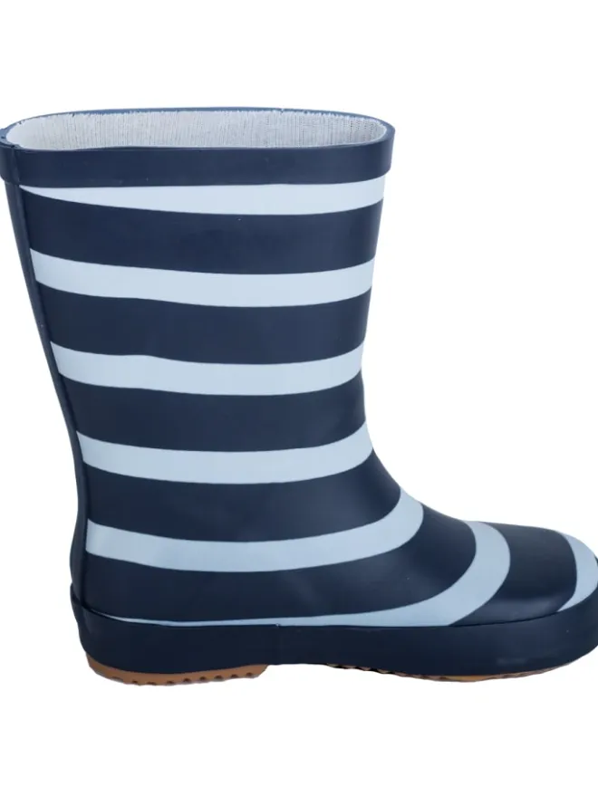 Gummistiefel "Naturkautschuck" in Blockstreifen>BMS New