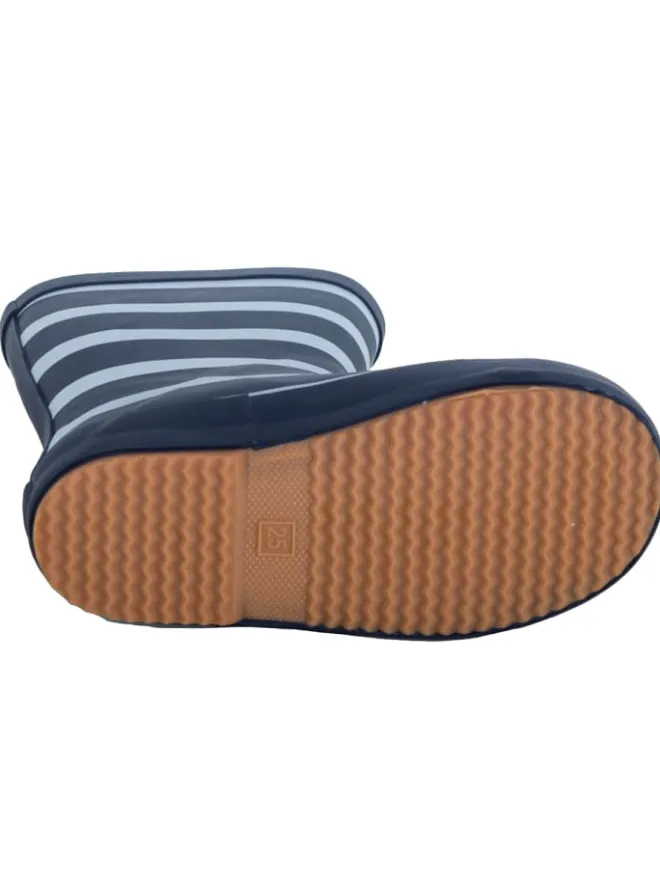 Gummistiefel "Naturkautschuck" in Blockstreifen>BMS New