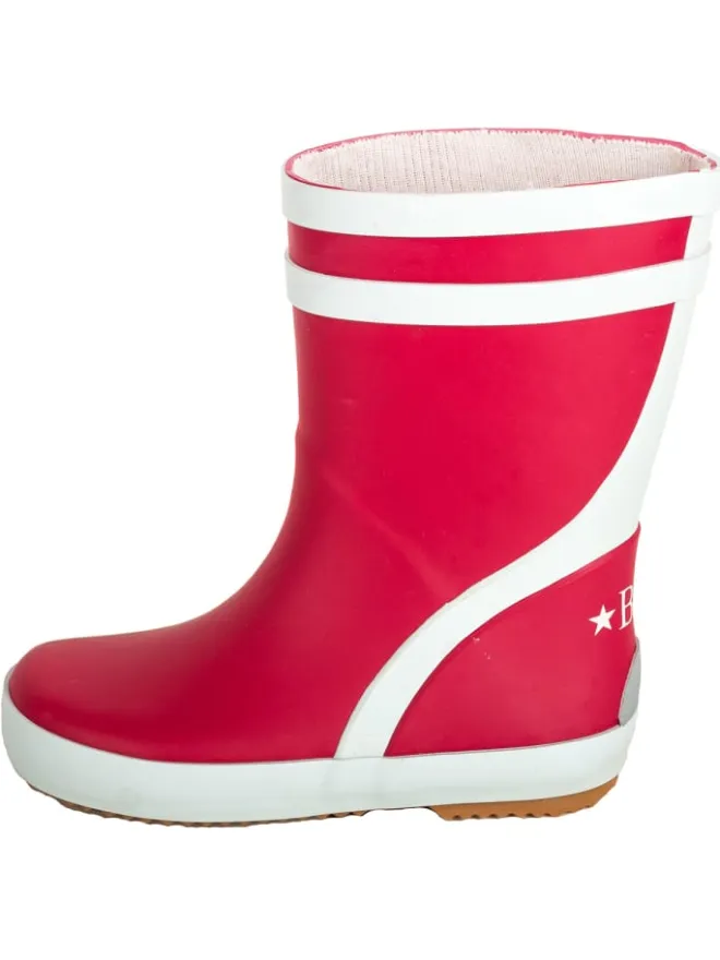 BMS Gummistiefel^Gummistiefel "Naturkautschuck" in Rot