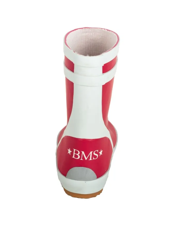 BMS Gummistiefel^Gummistiefel "Naturkautschuck" in Rot