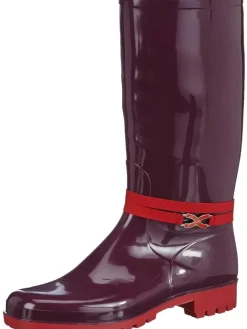 Spirale Gummistiefel^Gummistiefel "New Fashion" in rot