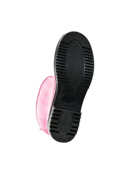 Gummistiefel Ocean Anchor Halbschaft in Pink mit Weißen Ankern><noscript><img width=