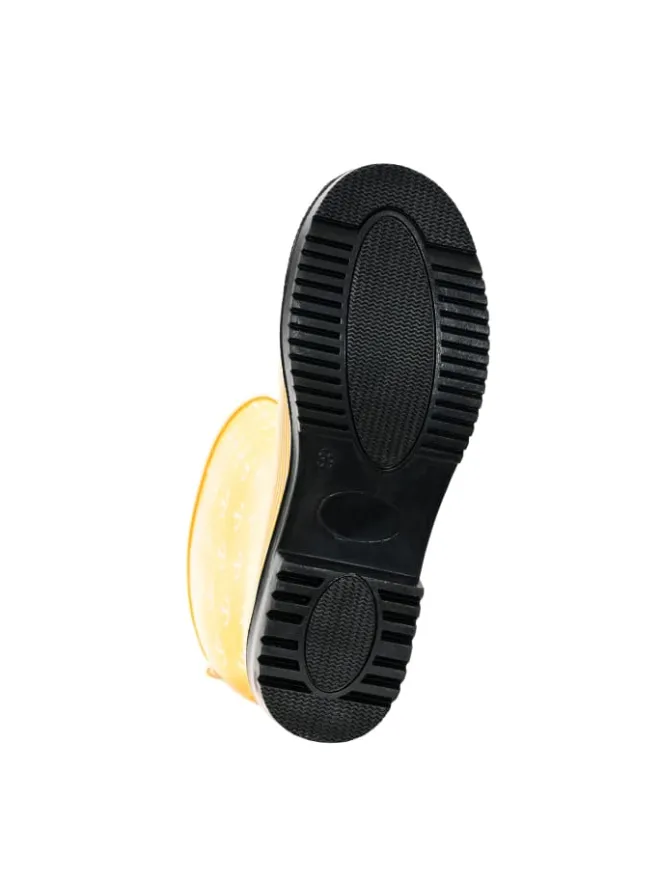 Gummistiefel Ocean Anchor Halbschaft in Gelb mit Weißen Ankern>MADSea New