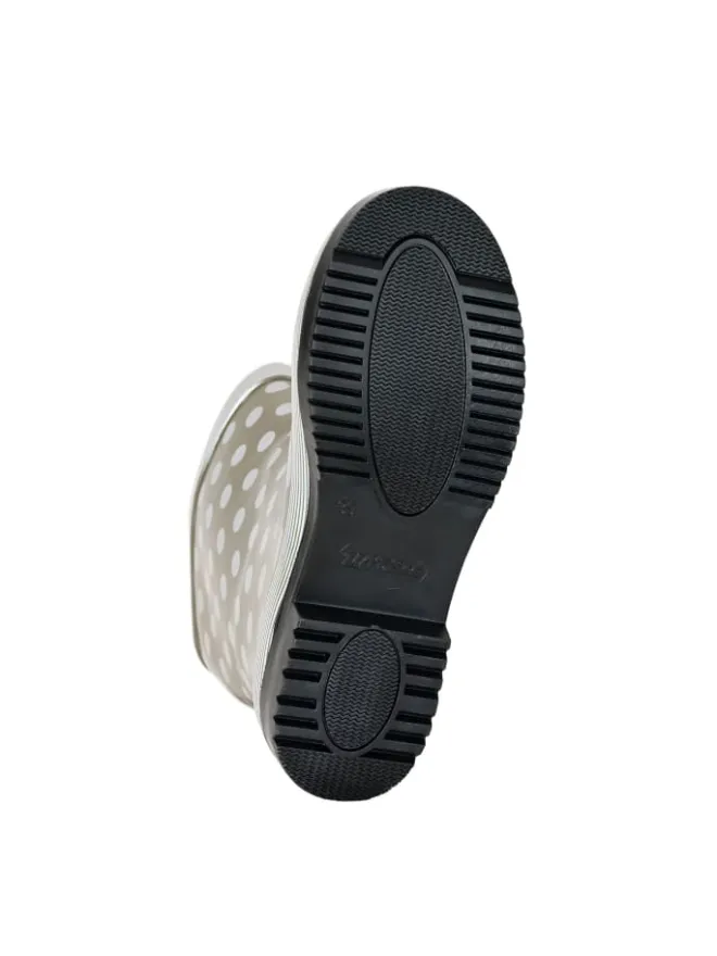 MADSea Gummistiefel^Gummistiefel Ocean Halbschaft in oliv mit weißen Punkten