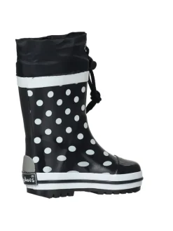 Gummistiefel Punkte in Marine><noscript><img width=