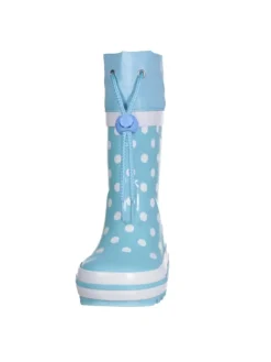 Gummistiefel Punkte in Türkis><noscript><img width=