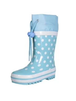 Gummistiefel Punkte in Türkis><noscript><img width=