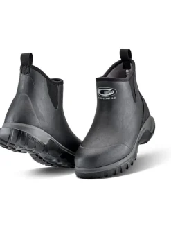 Grubs Gummistiefel^Gummistiefel "Shoreline Ankle Wellies" in Schwarz