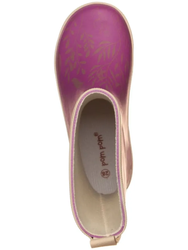 POM POM Gummistiefel^Gummistiefel "Solid" in Lila