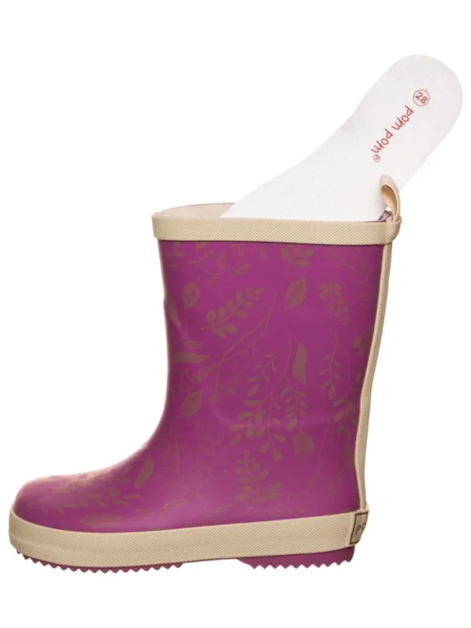 POM POM Gummistiefel^Gummistiefel "Solid" in Lila
