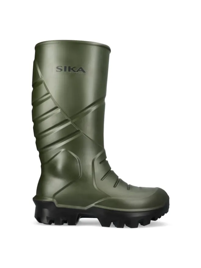 Sika Gummistiefel^Gummistiefel "Thermo Green PU safety" in Grün