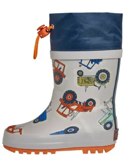 Playshoes Stiefel & Boots|Gummistiefel^Gummistiefel "Traktor" in Grau